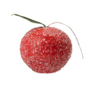 Glass beaded apple bauble